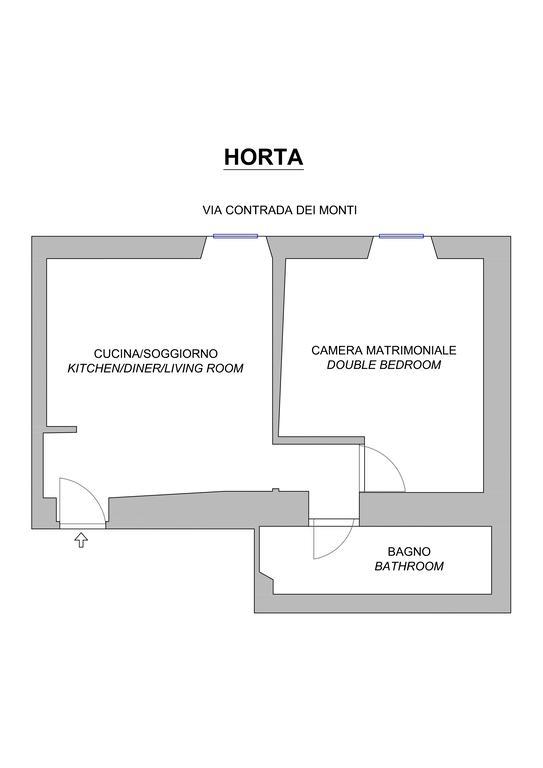 אורטה סאן ג'יוליו Apartments Cusius And Horta מראה חיצוני תמונה